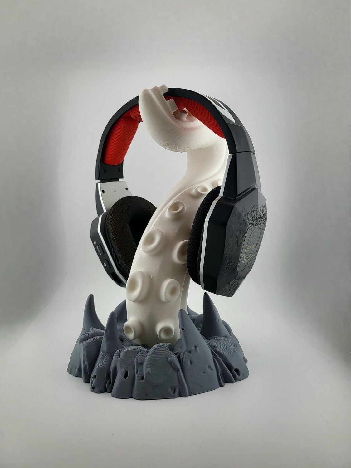 Headphone Stand Desk - Octopus Tentacle Headphone Stand 3D Printed