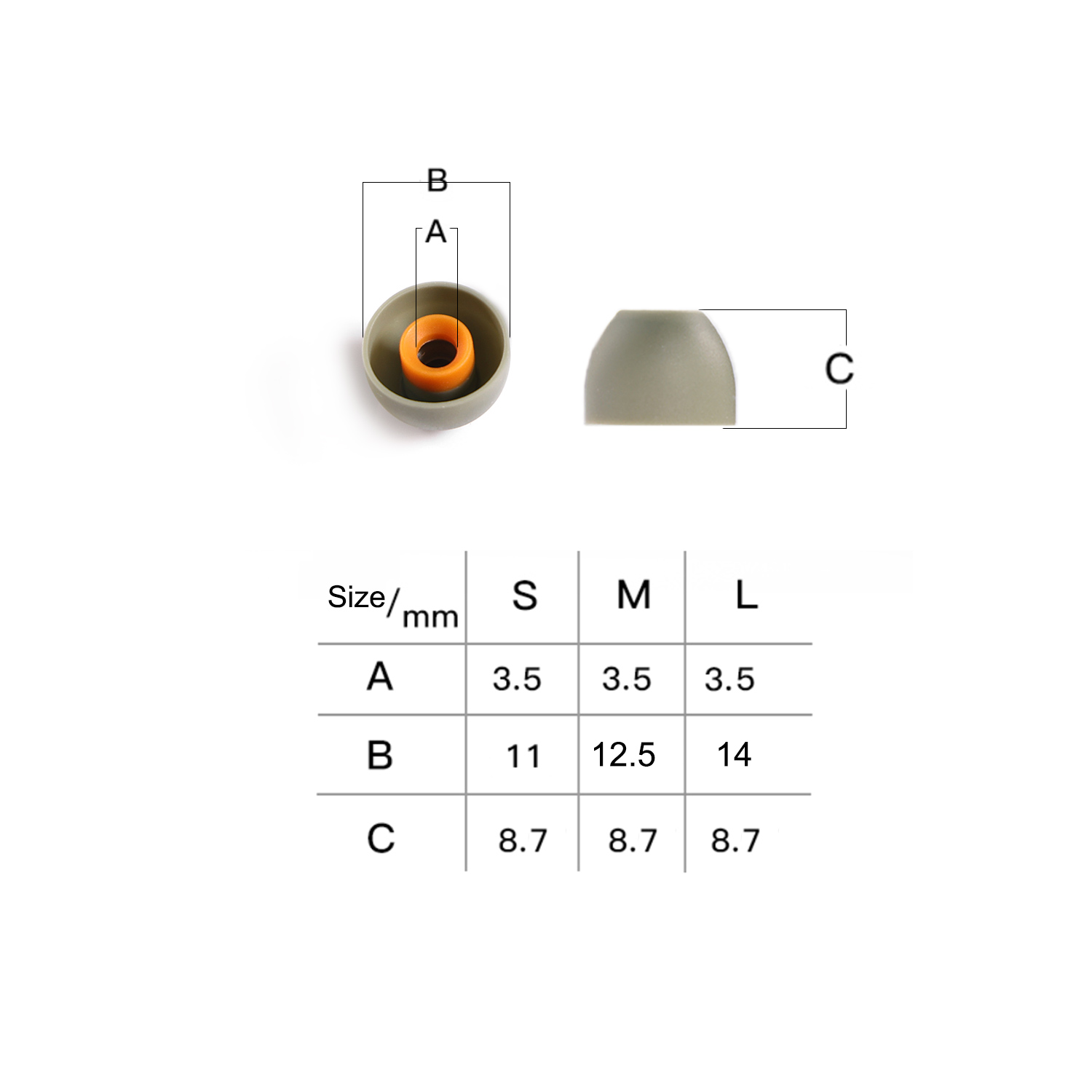 DD ddHiFi ST35 D-Tips Silicone - đánh giá và giá Silicone Ear Tip Replacement