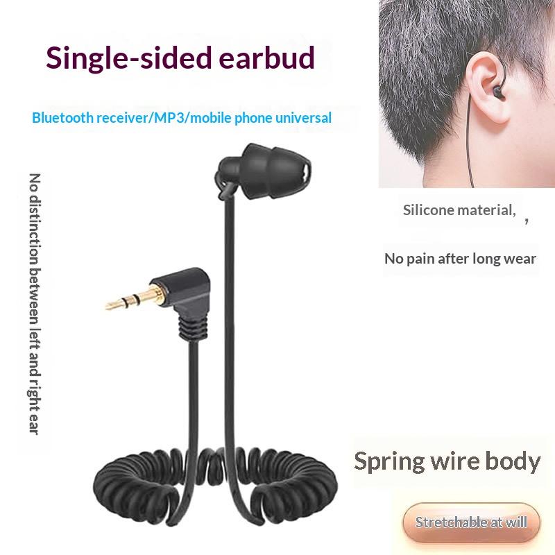 In Ear Single Side Earphone He - đánh giá và giá Noise Cancelling Headphone