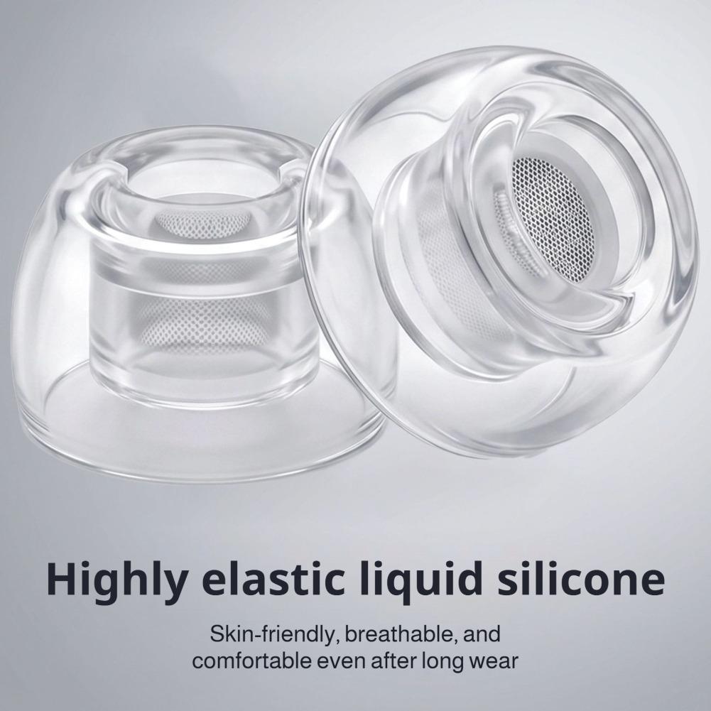 1/2/3Pairs Clear Liquid Silico - đánh giá và giá Silicone Ear Tip Replacement