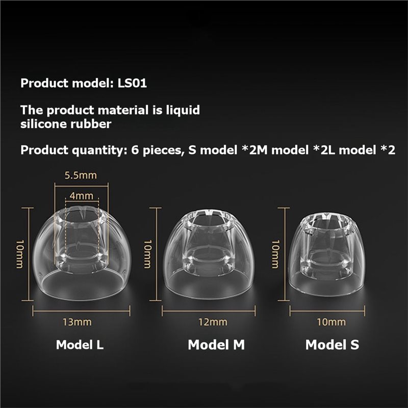 A23F-Silicone Ear Tips For KZ  - đánh giá và giá Silicone Ear Tip Replacement