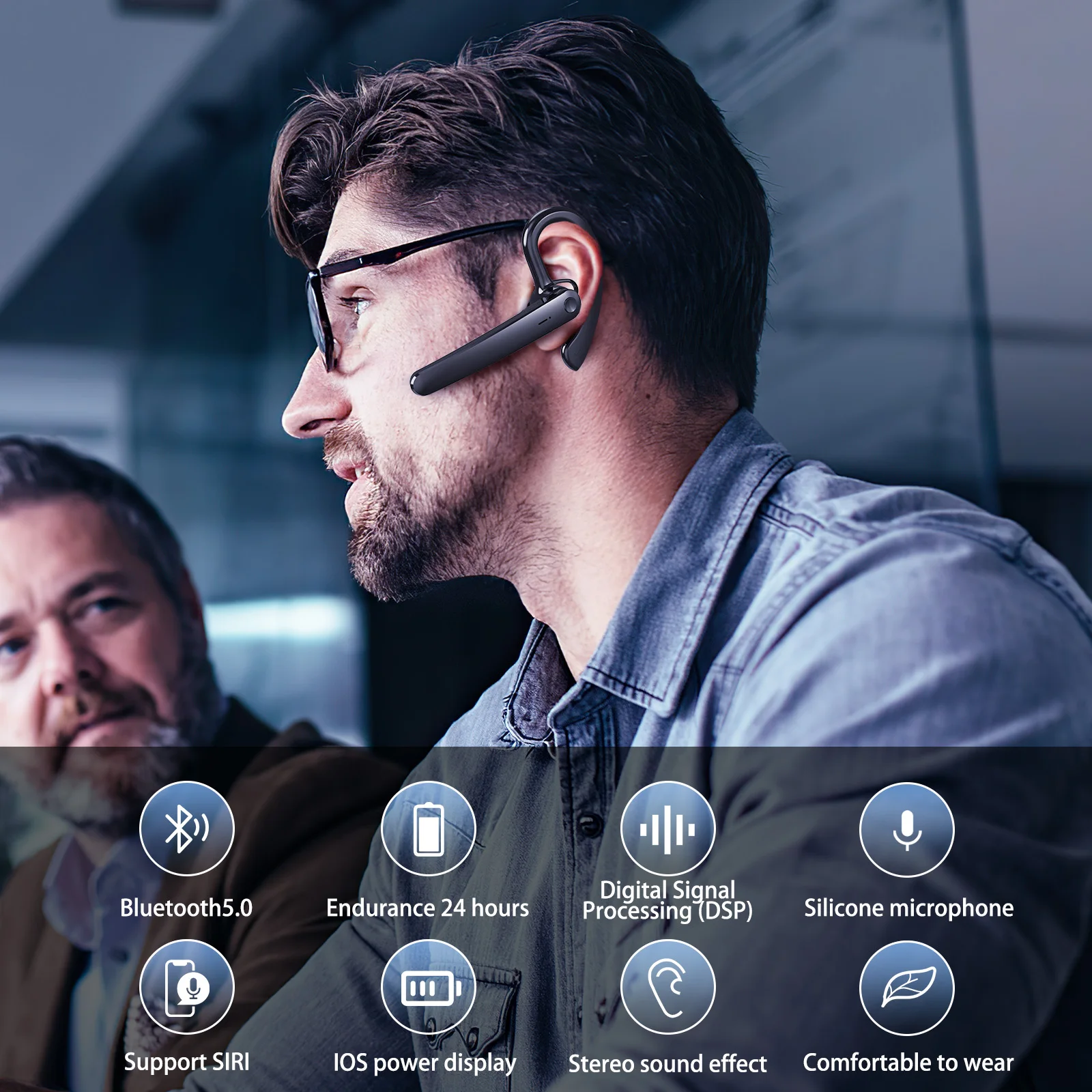 Wireless Bluetooth Headphones  - đánh giá và giá Noise Cancelling Headphone